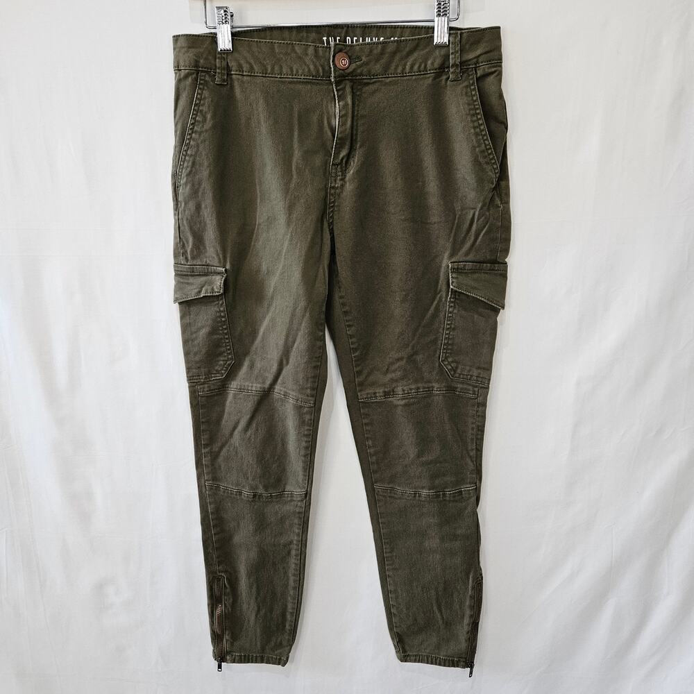 Cotton On The Deluxe Cargo Moto Mid Rise Green Pants 10